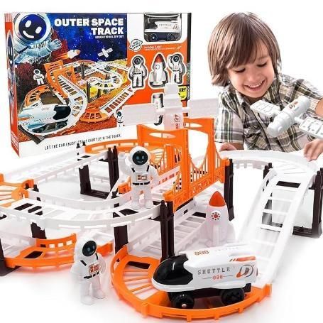 Astronaut Spaceship Outer Space Track