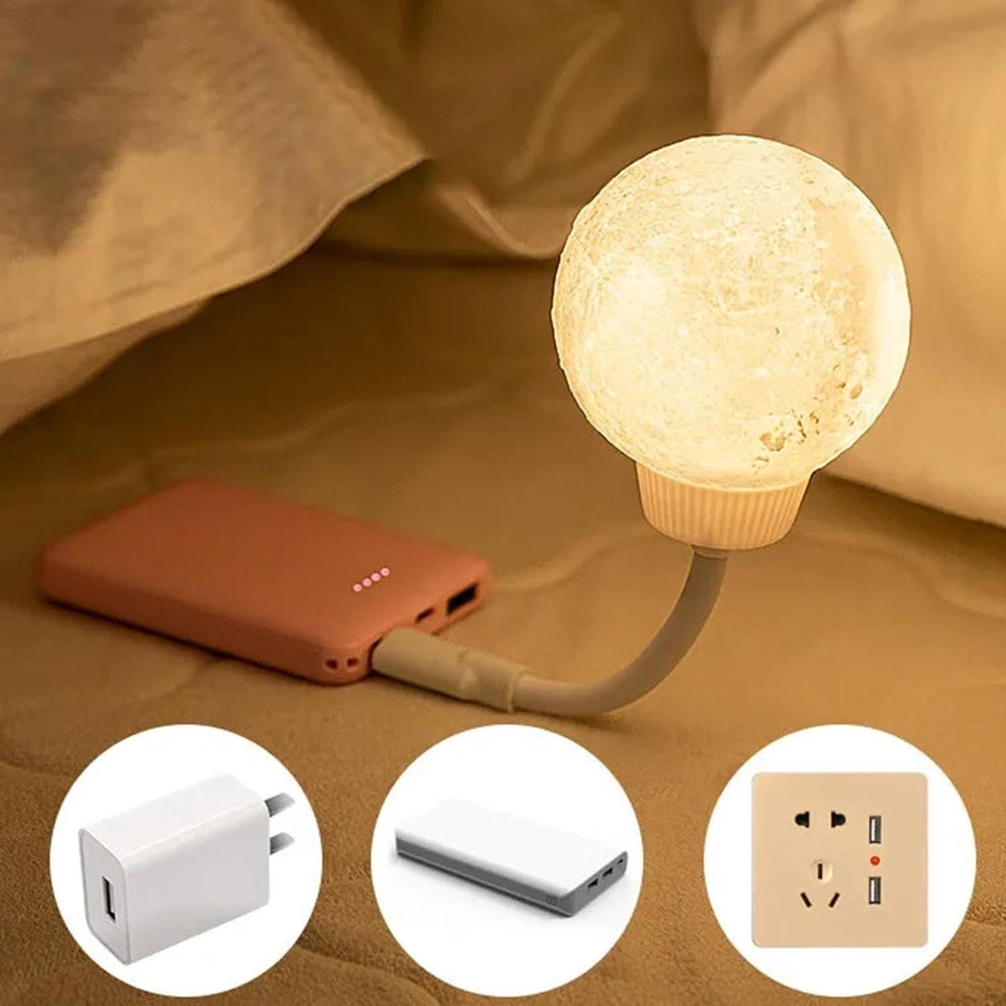 Moon LED Night Light Lamp