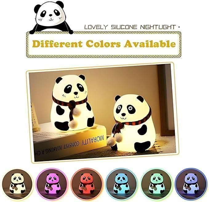 Cute Silicone Panda Night Lamp