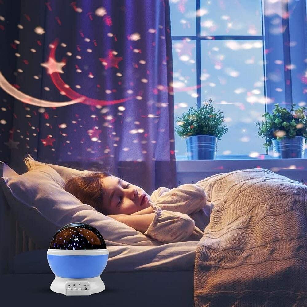 Star & Moon LED Night Light Lamp