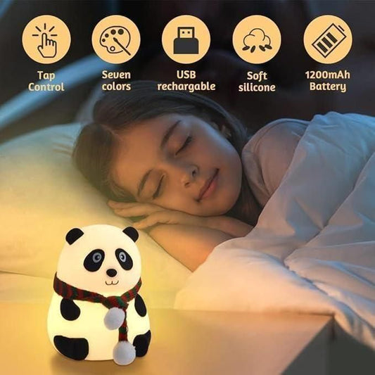Cute Silicone Panda Night Lamp